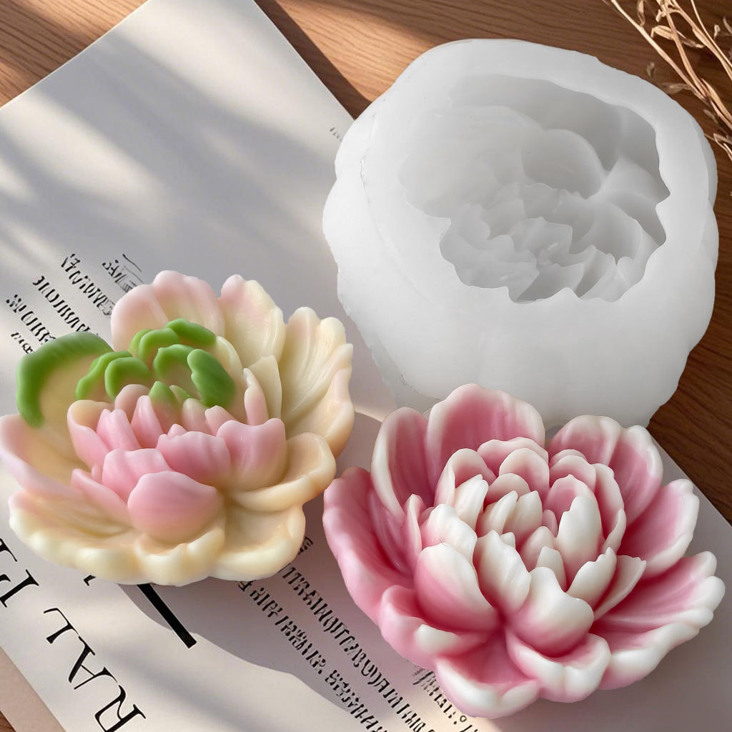 Soap Making Fragrance - Molde de silicona con flores rosas