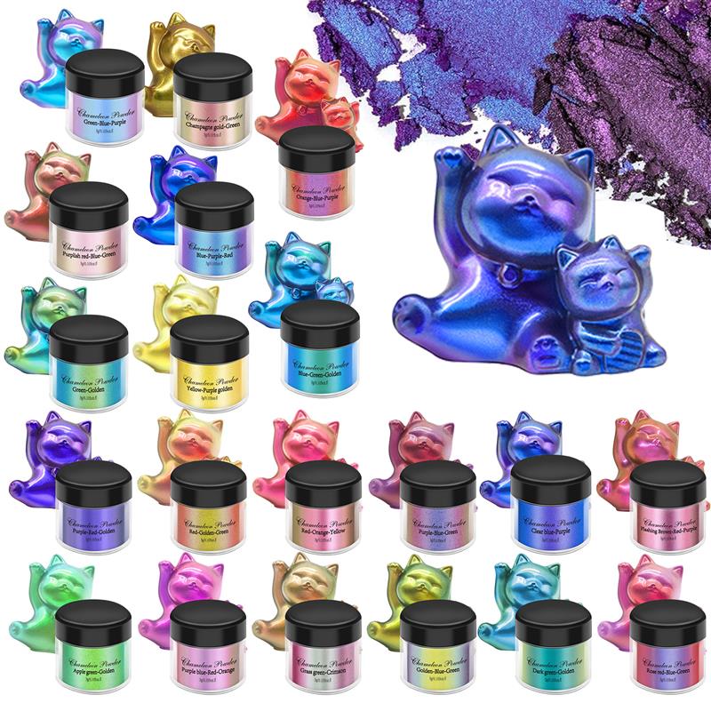 Mica Powder Colorant - Polvo de Mica camaleón, pigmentos de