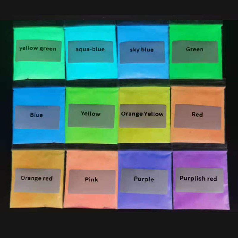 Mica Powder Colorant - Polvo fluorescente brillante para uñas, pigmento