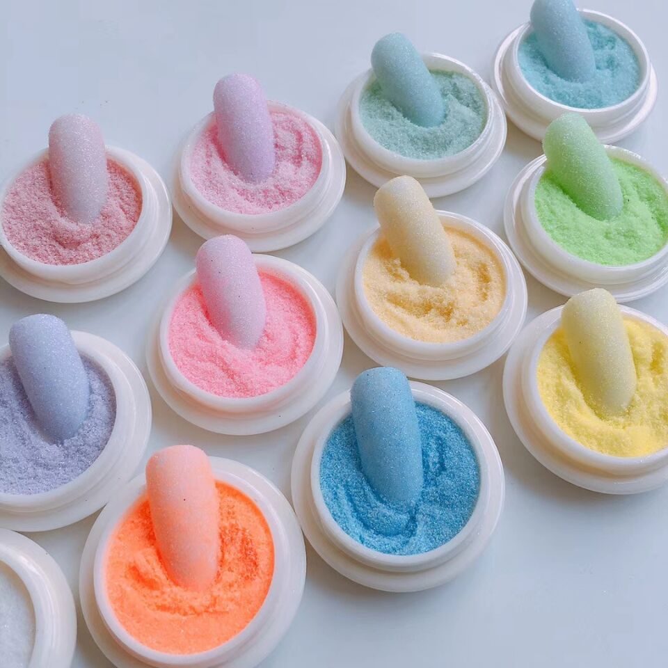 Mica Powder Colorant - 12 colores/juego de polvo para uñas,