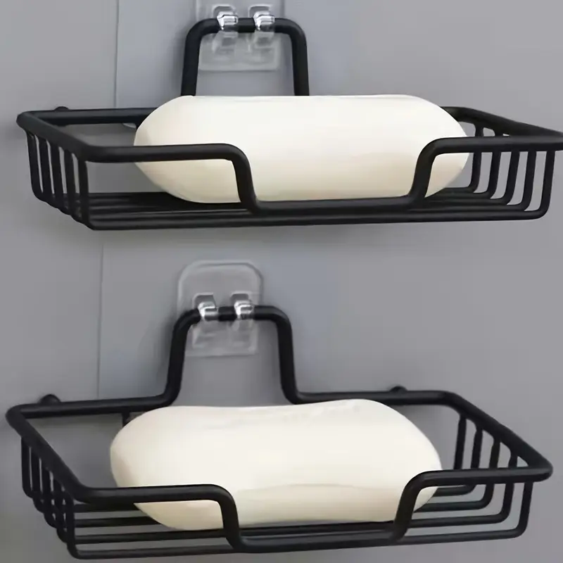 Soap Dish Draining - Jabonera de acero inoxidable: montada en