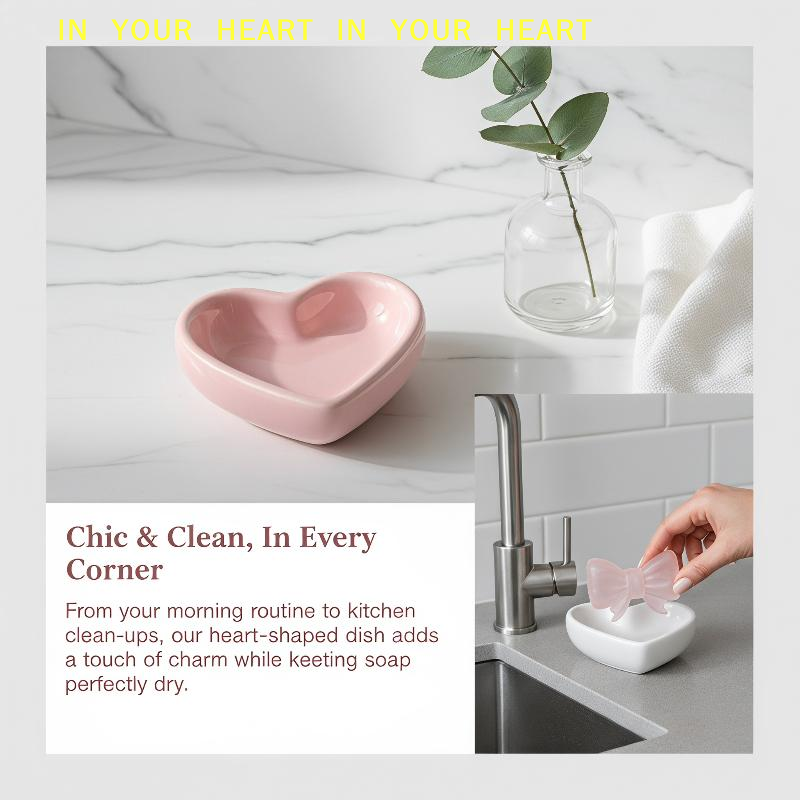 Soap Dish Draining - Jabonera de Cerámica con Forma de
