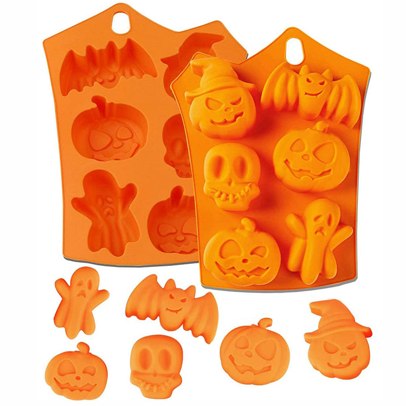 Soap Making Fragrance - Halloween Moldes Antiadherente Silicona Calabaza Calavera