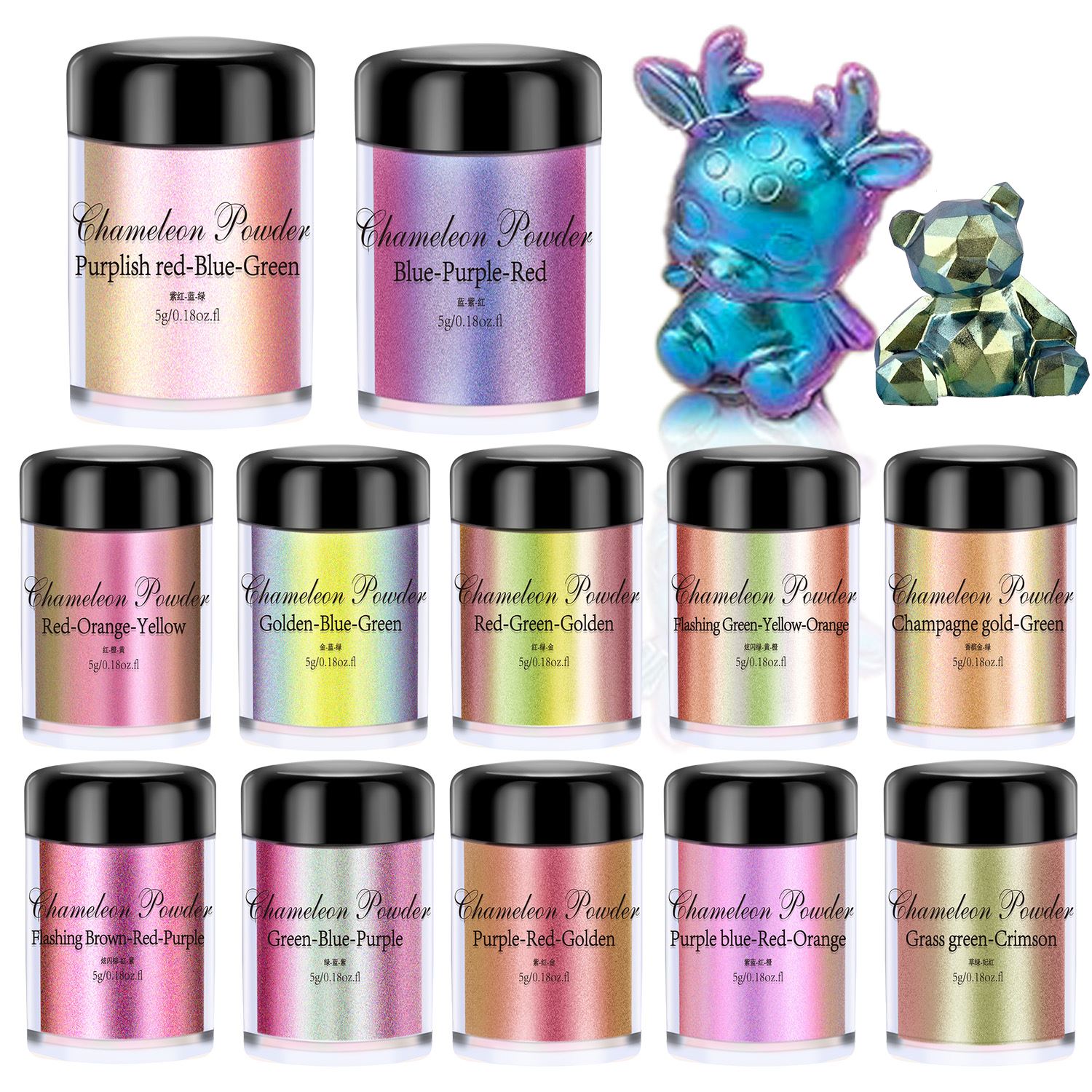 Mica Powder Colorant - 5g camaleón en polvo para teñir
