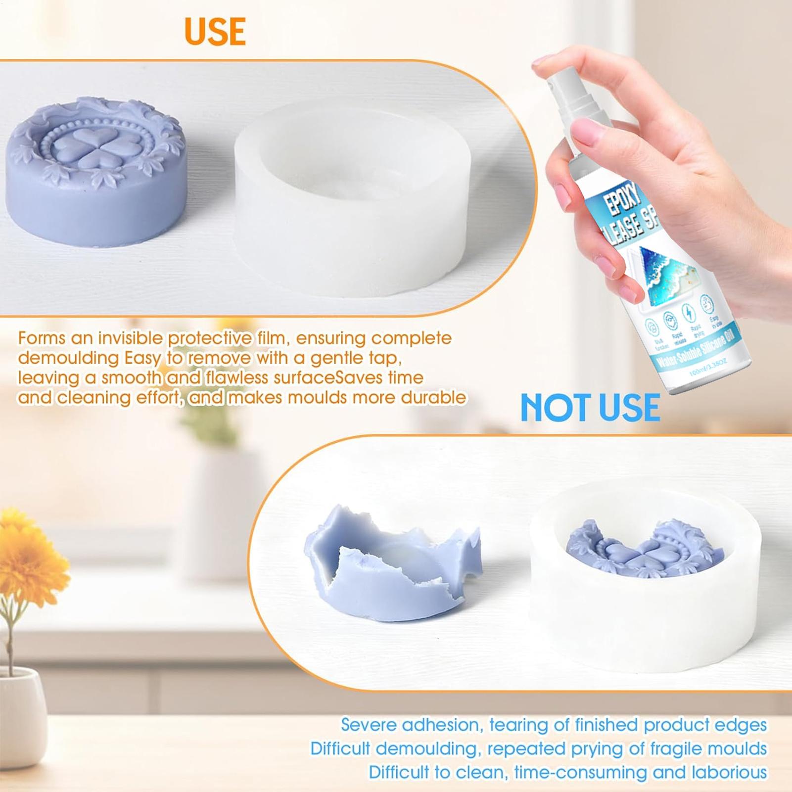 Spray Desmoldante de Silicona, - Soap Making Silicone Molds reseña y precio