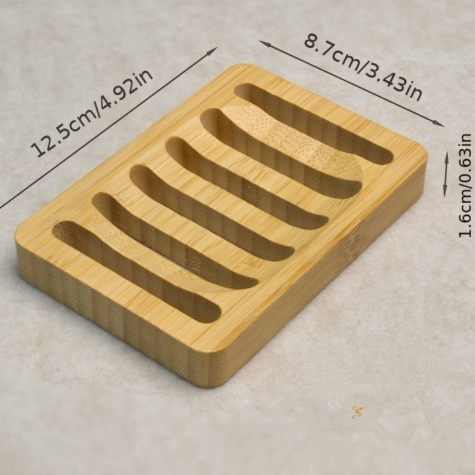 Bandeja de caja de bambú de ma - Soap Dish Draining reseña y precio