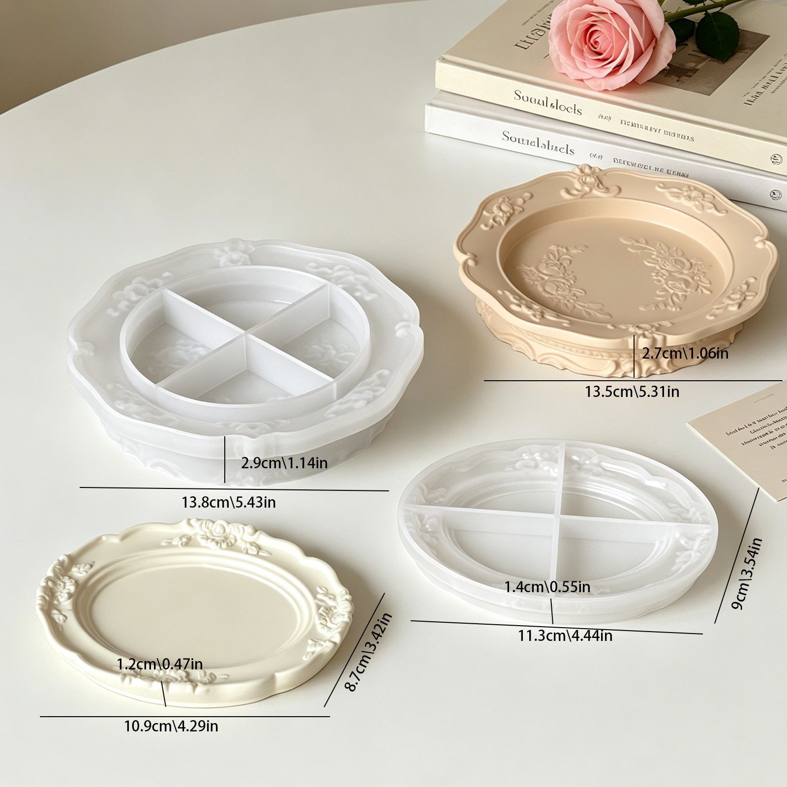 Elegante Molde de Silicona de  - Soap Making Silicone Molds reseña y precio