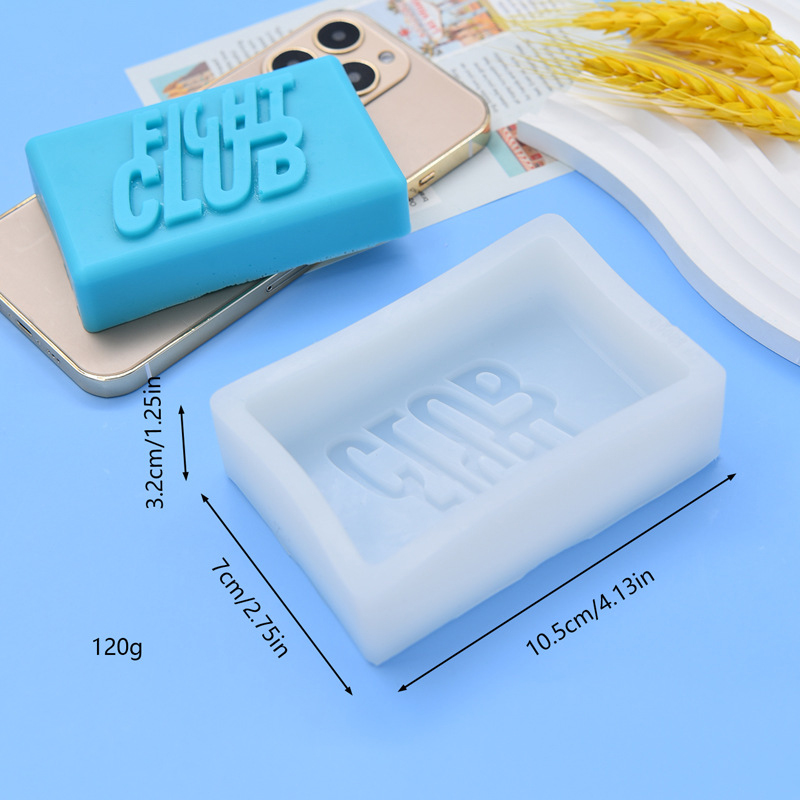 Fight Club-Molde de silicona p - Soap Making Fight Club reseña y precio