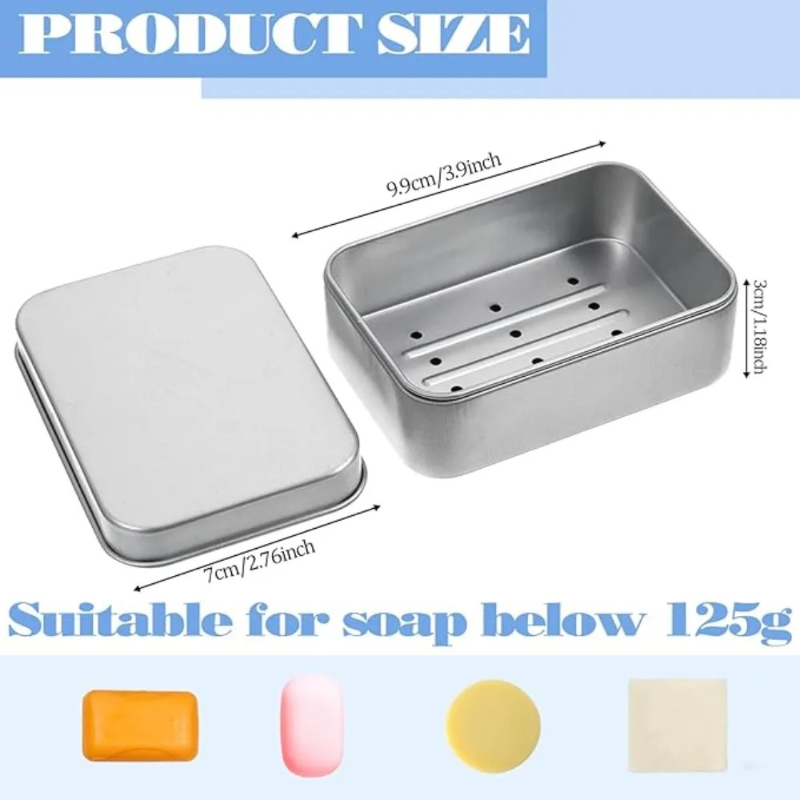 Jabonera portátil de aluminio  - Soap Dish Draining reseña y precio