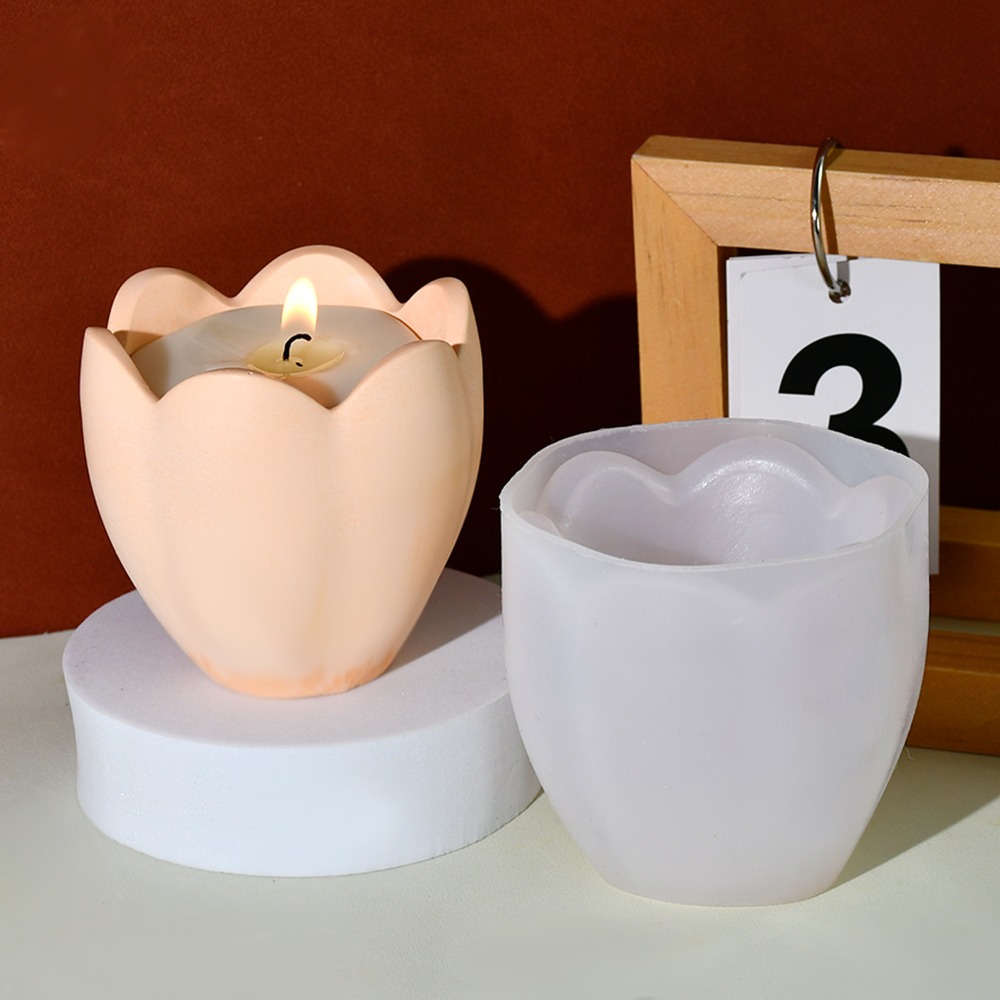 Portavelas de tulipán, moldes  - Soap Making Book reseña y precio
