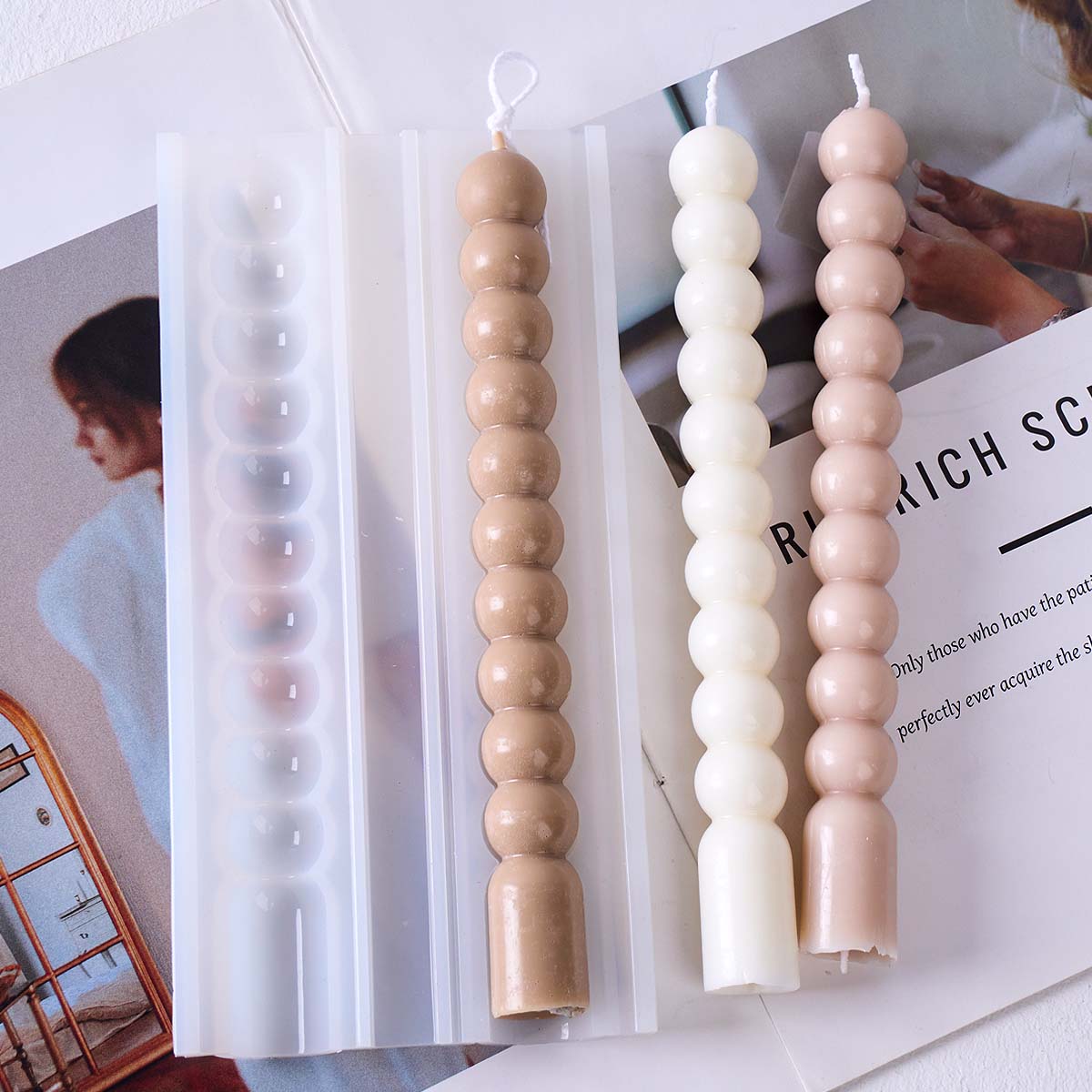 Molde de silicona 3D para vela - Soap Making Fragrance reseña y precio