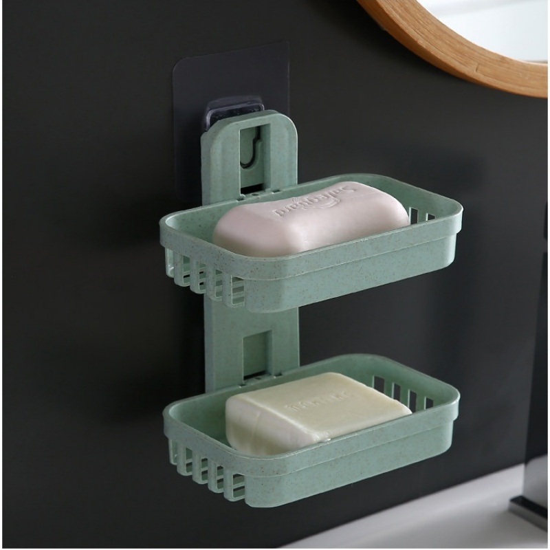 Jabonera de doble capa montada - Soap Dish Draining reseña y precio