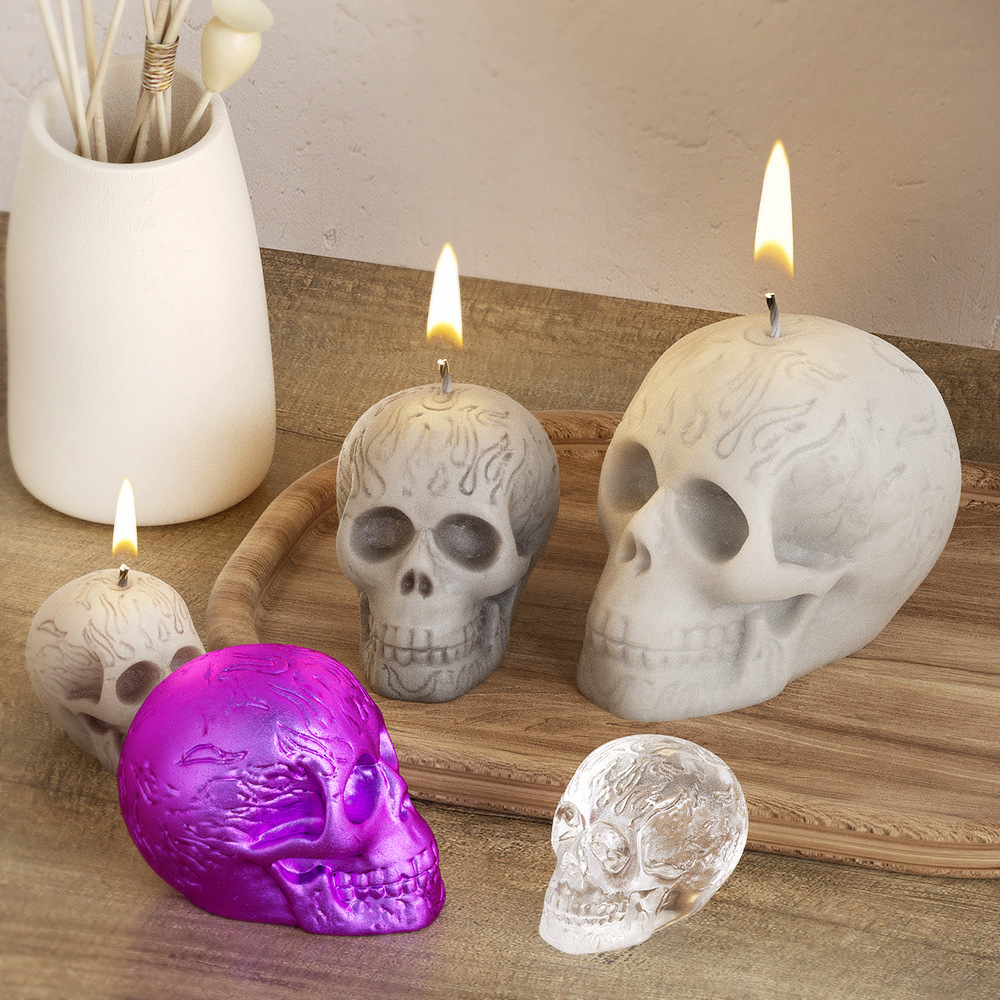 Molde de silicona con cabeza d - Soap Making Silicone Molds reseña y precio