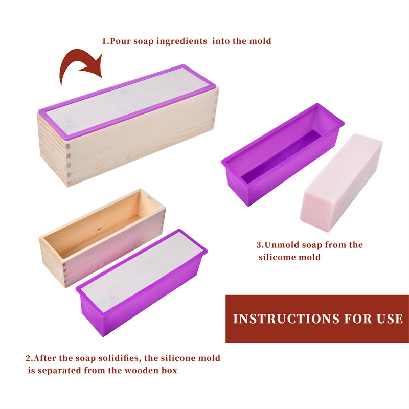 Molde rectangular de silicona  - Soap Making Book reseña y precio