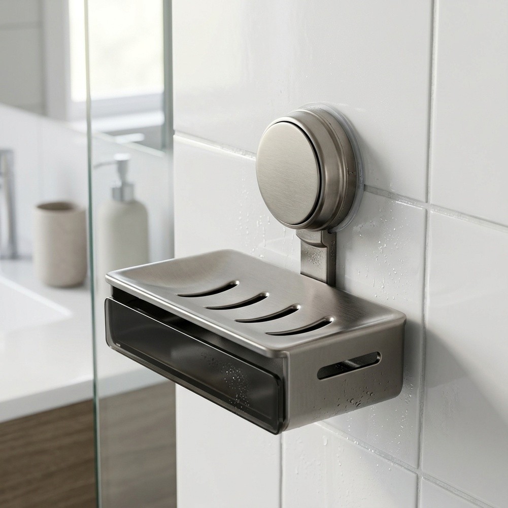 Jabonera de Pared para Baño, d - Soap Dish Draining reseña y precio