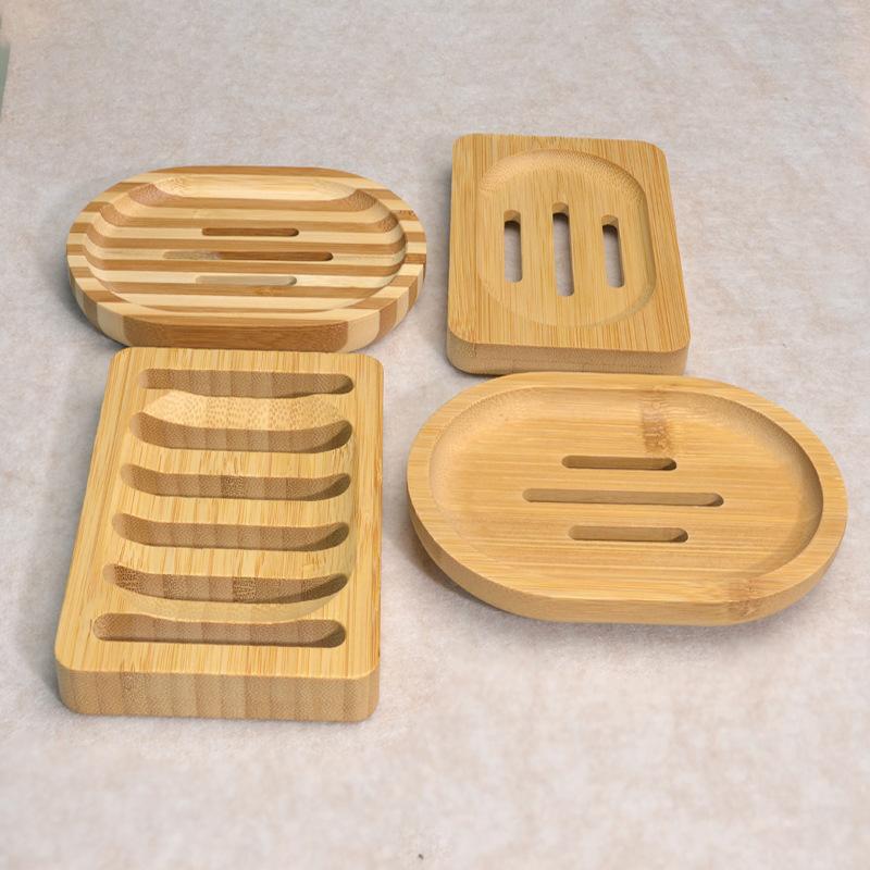 Jabonera de bambú natural, 1 u - Soap Dish Draining reseña y precio