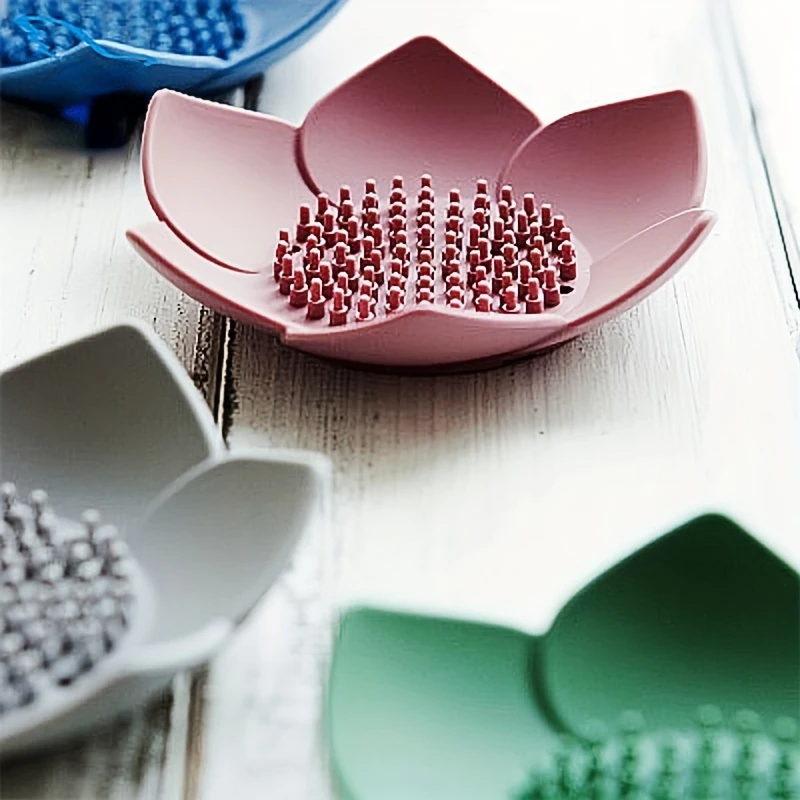 Caja de jabón para baño con di - Soap Dish Draining reseña y precio