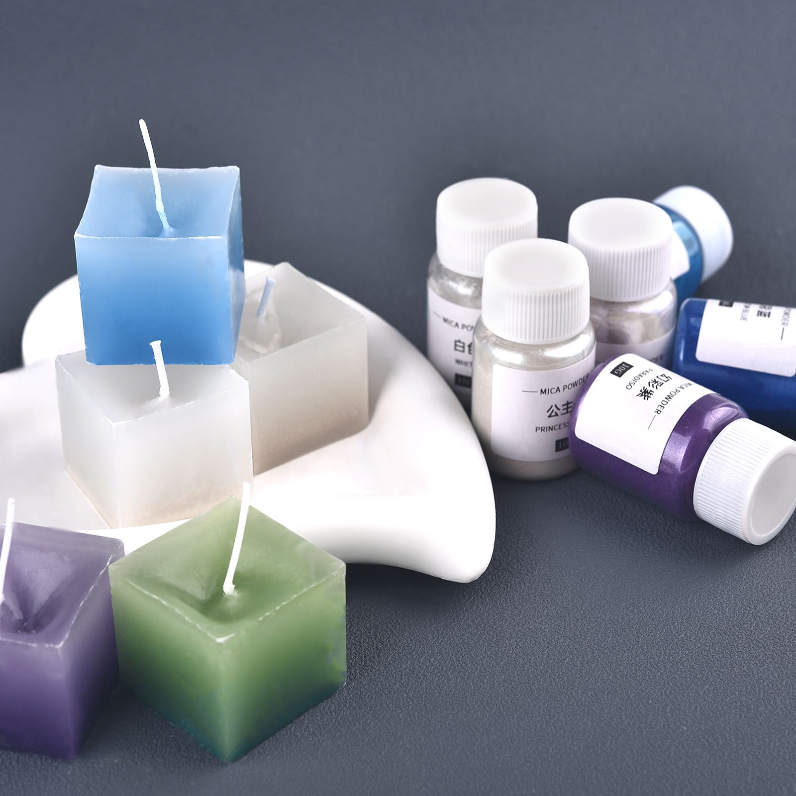Agente para colorear velas, po - Mica Powder Colorant reseña y precio