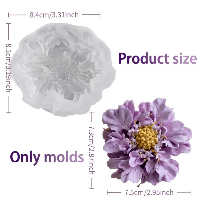 1 molde de silicona para flore - Soap Making Silicone Molds reseña y precio