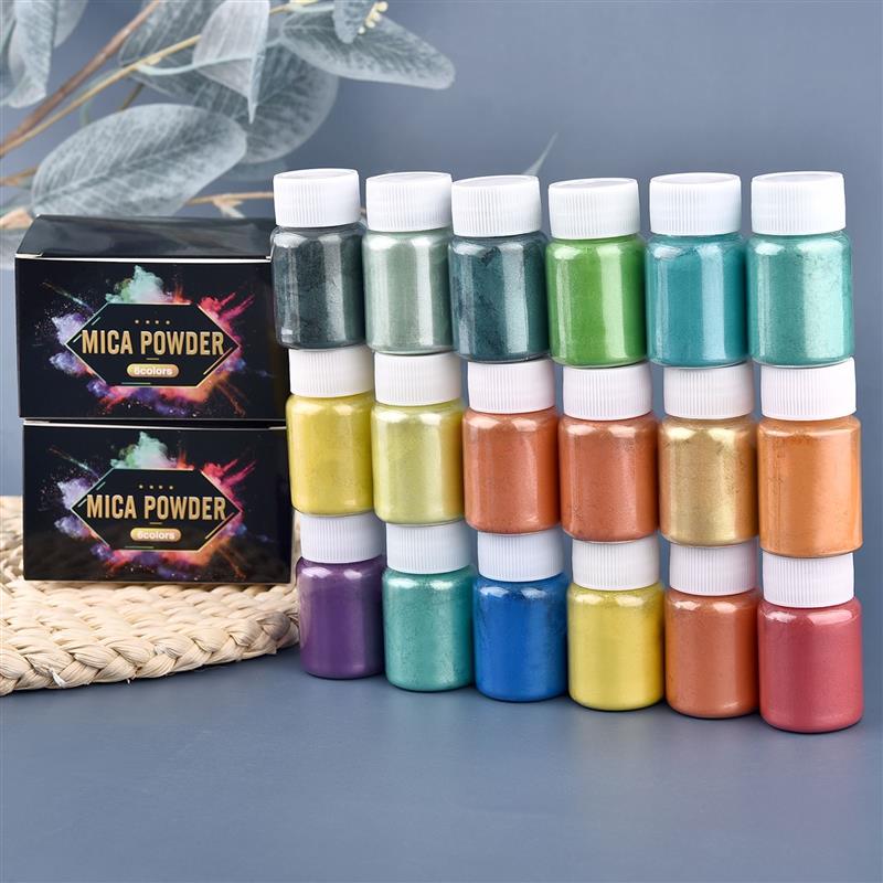 Juego de 6 uds de pigmentos en - Mica Powder Colorant reseña y precio