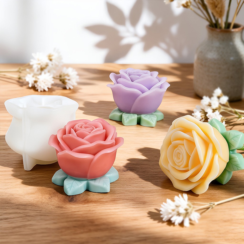 Molde de silicona 3D de rosa c - Soap Making With Soap Base reseña y precio